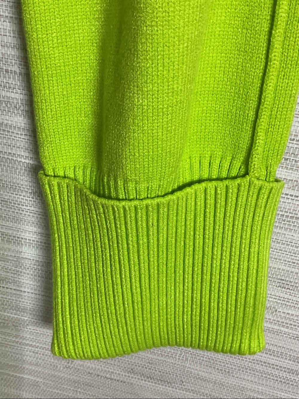 NBD Imani Fold Over Cuff Mini Dress Electric Green NWT Small Neon - Picture 5 of 10